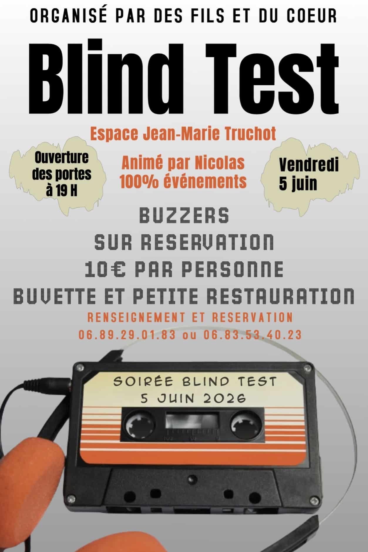 Soirée Blind test 5 juin