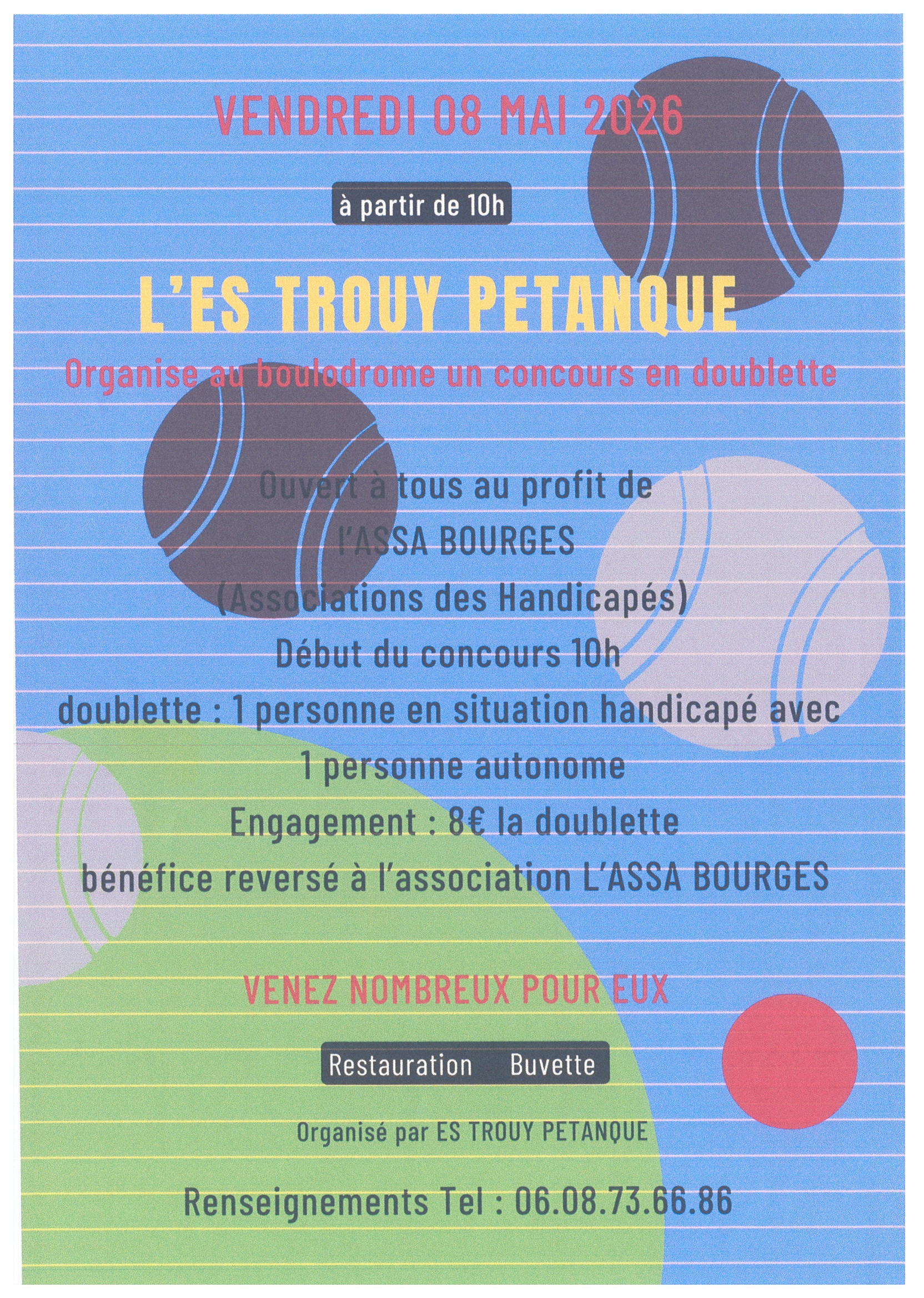 EST Pétanque 8 mai