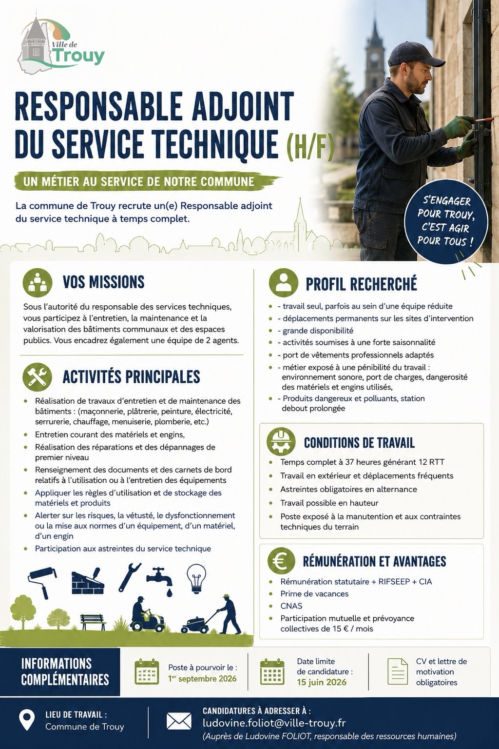 Offre d'emploi mai 2026