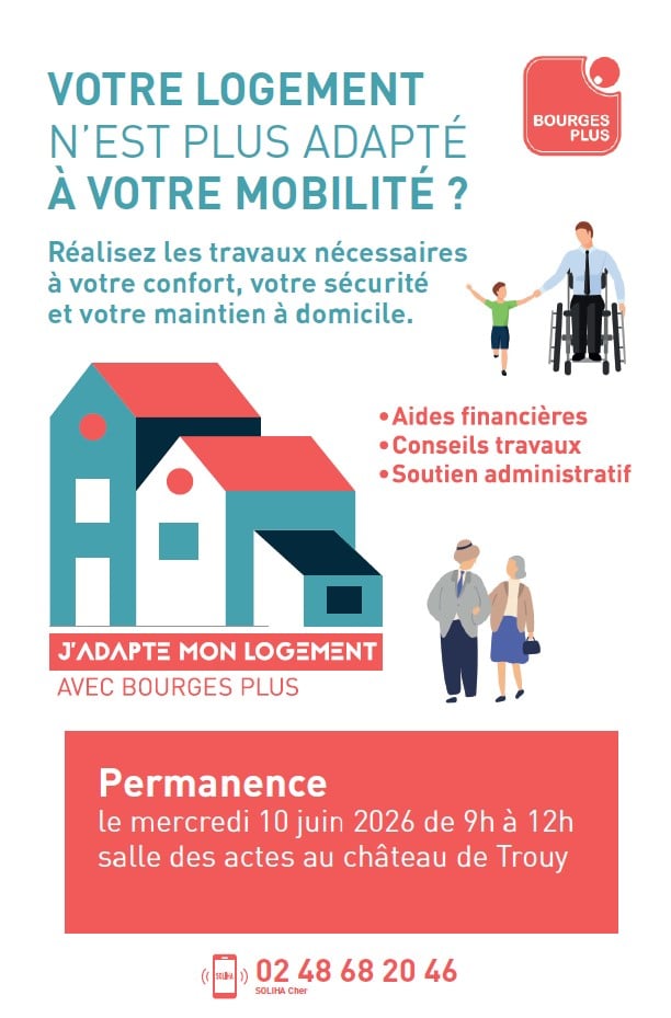 PermaPermanences travaux d'adaptation des logements d'aides à l'amélioration de l'habitat de Bourges Plus