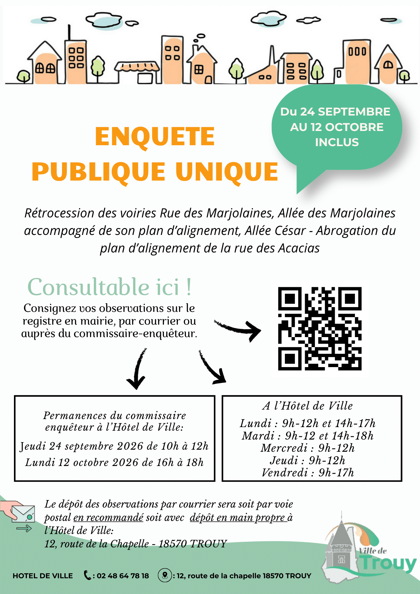 Flyer enquête publique