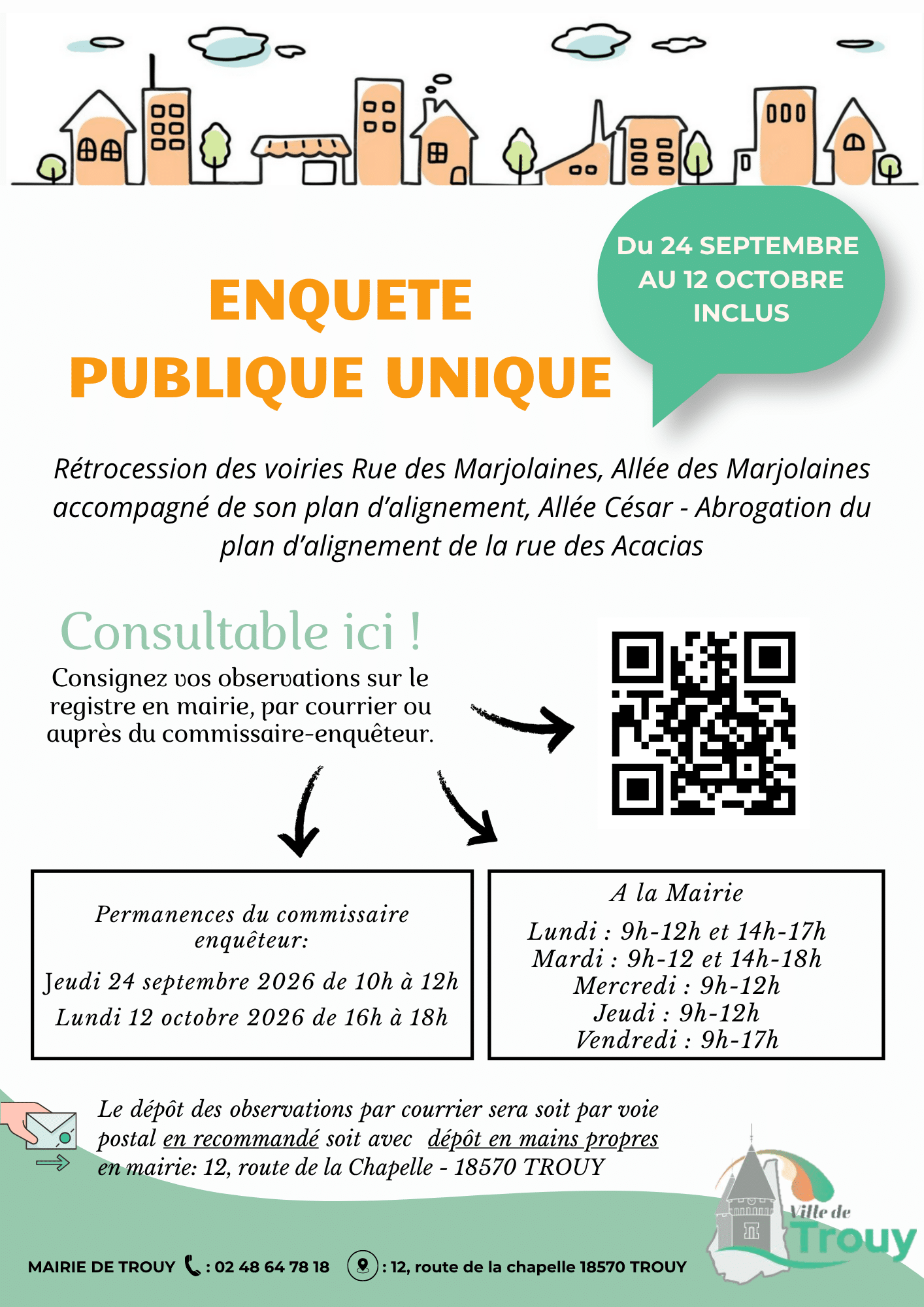 Flyer enquête publique