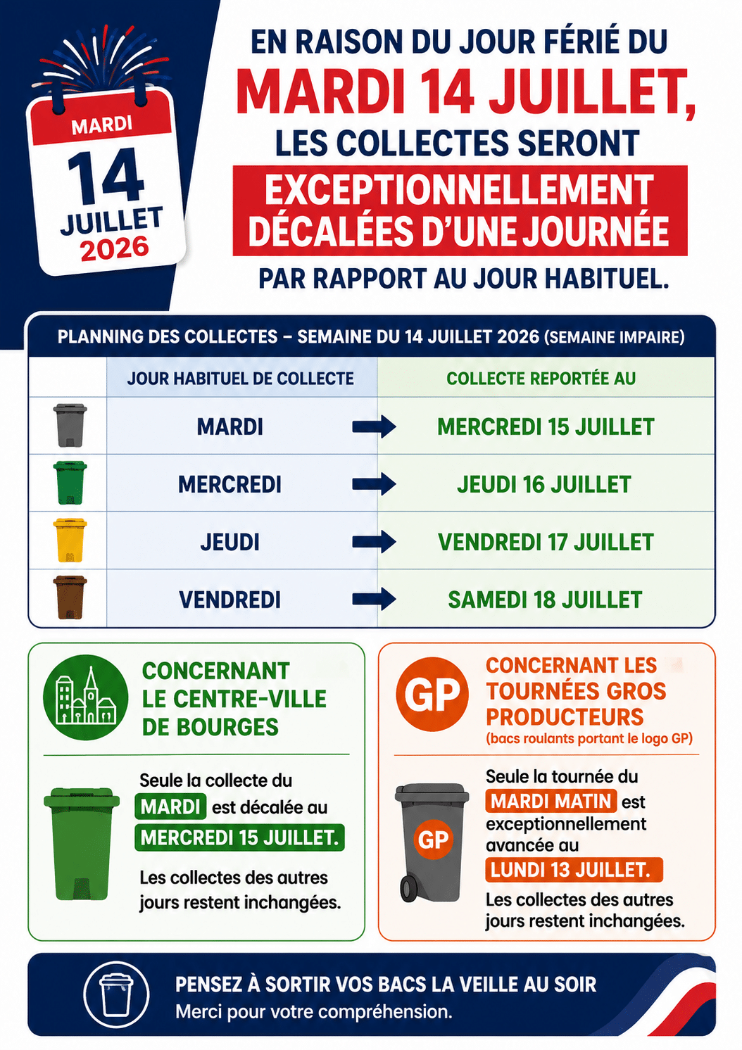 collecte 14 juillet