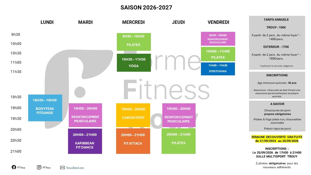 FLYER FFTROUY 2026-2027