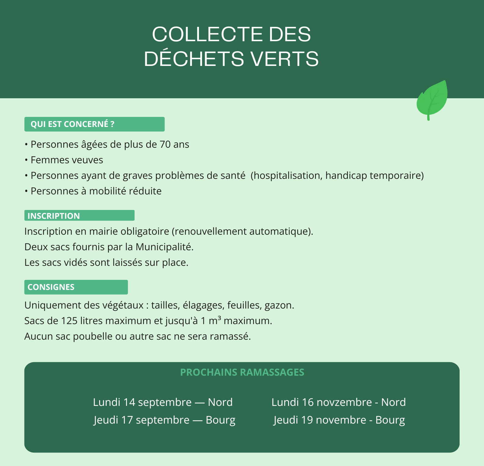 déchets verts