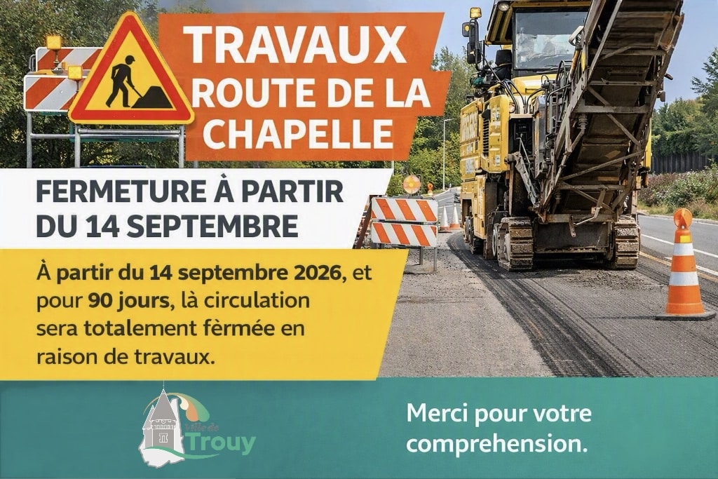 travaux 14 sept 2026