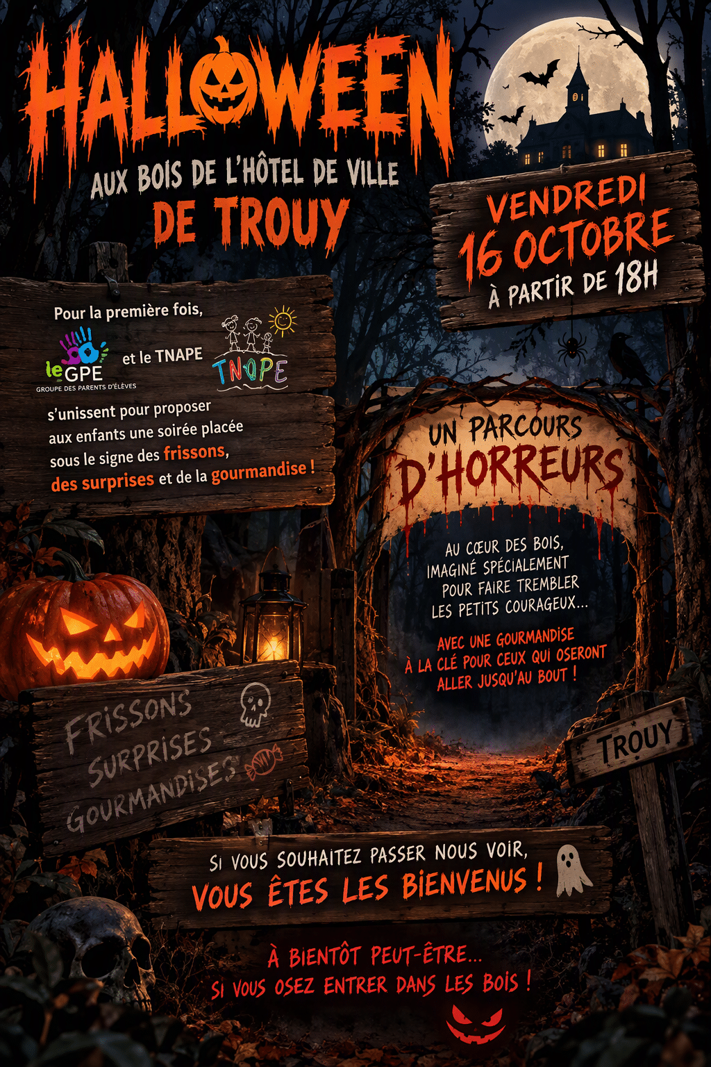 Halloween parents élèves 2026