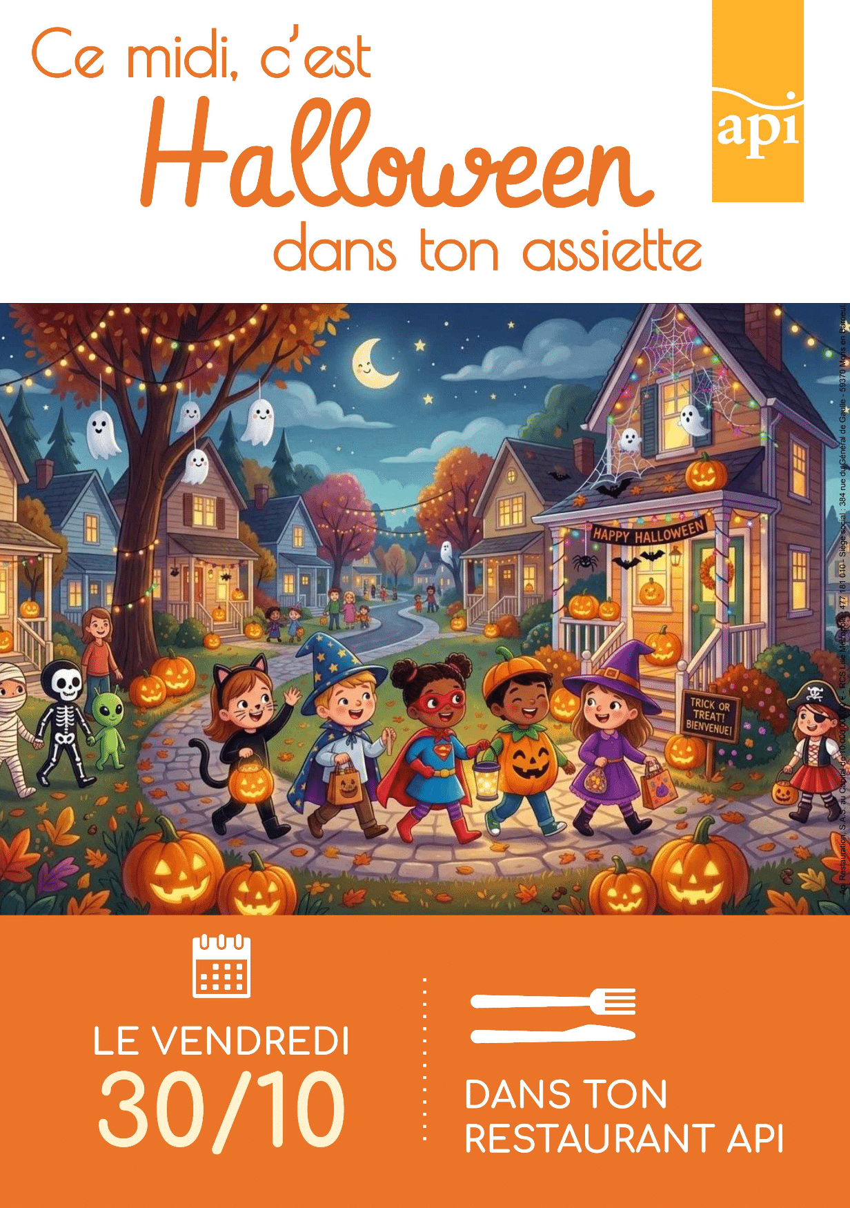 Menu halloween 2026
