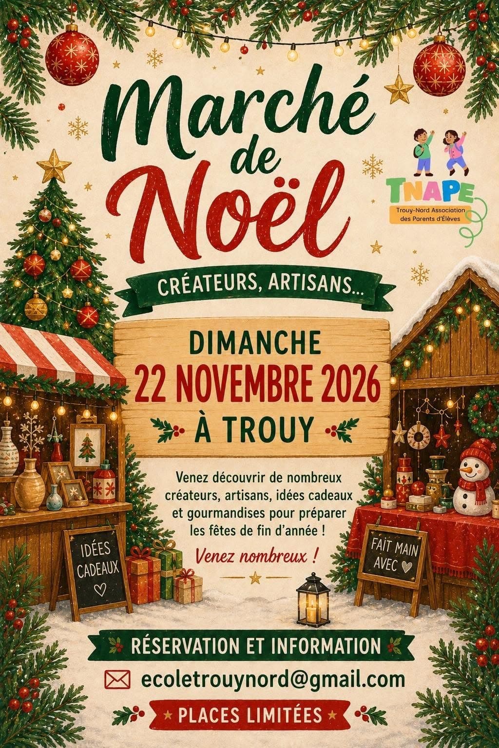 marché Noêl TNAPE