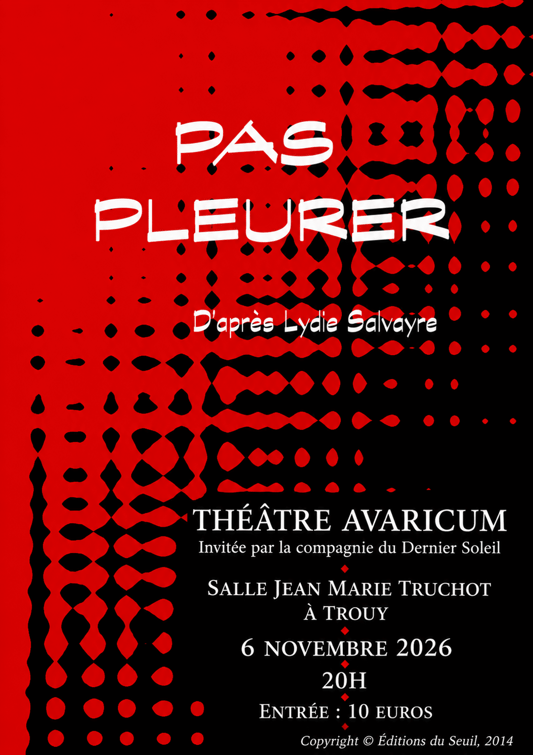 pas pleurer trouy